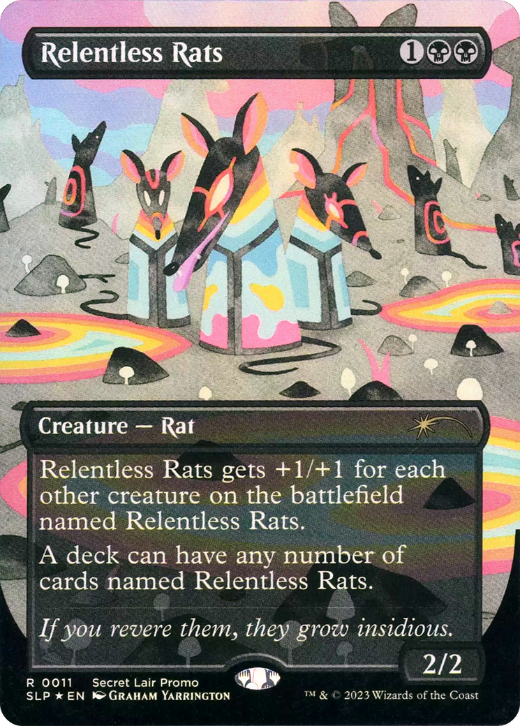 {R} Relentless Rats (0011) [Secret Lair Showdown][SLP 011]