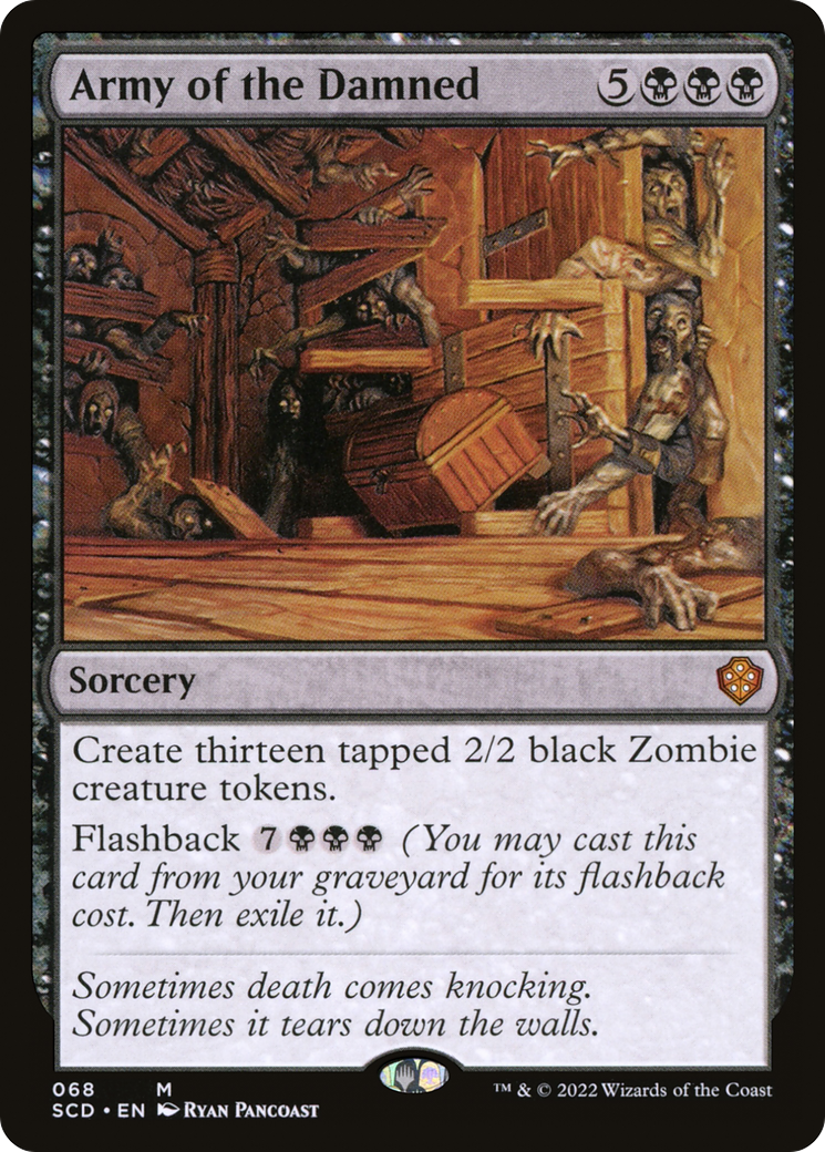 {R} Army of the Damned [Starter Commander Decks][SCD 068]