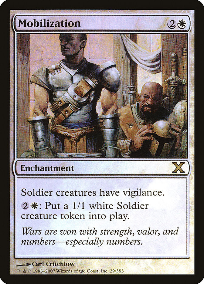 {R} Mobilization (Premium Foil) [Tenth Edition][FP 10E 029]