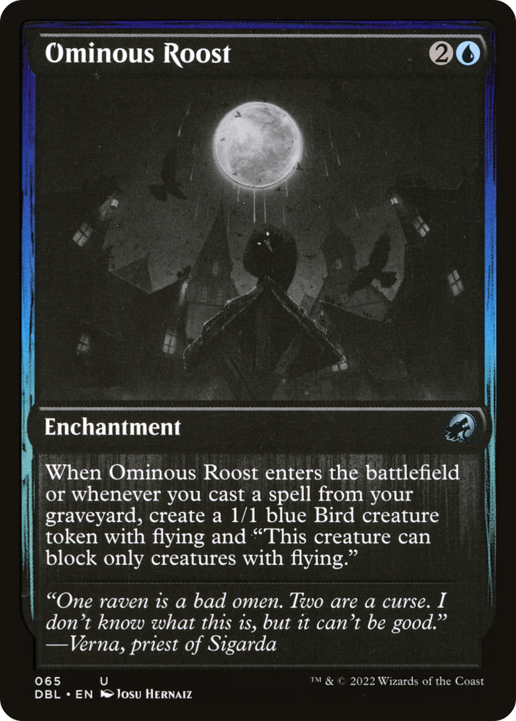 {C} Ominous Roost [Innistrad: Double Feature][DBL 065]