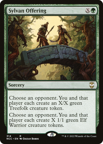 {R} Sylvan Offering [Streets of New Capenna Commander][NCC 314]