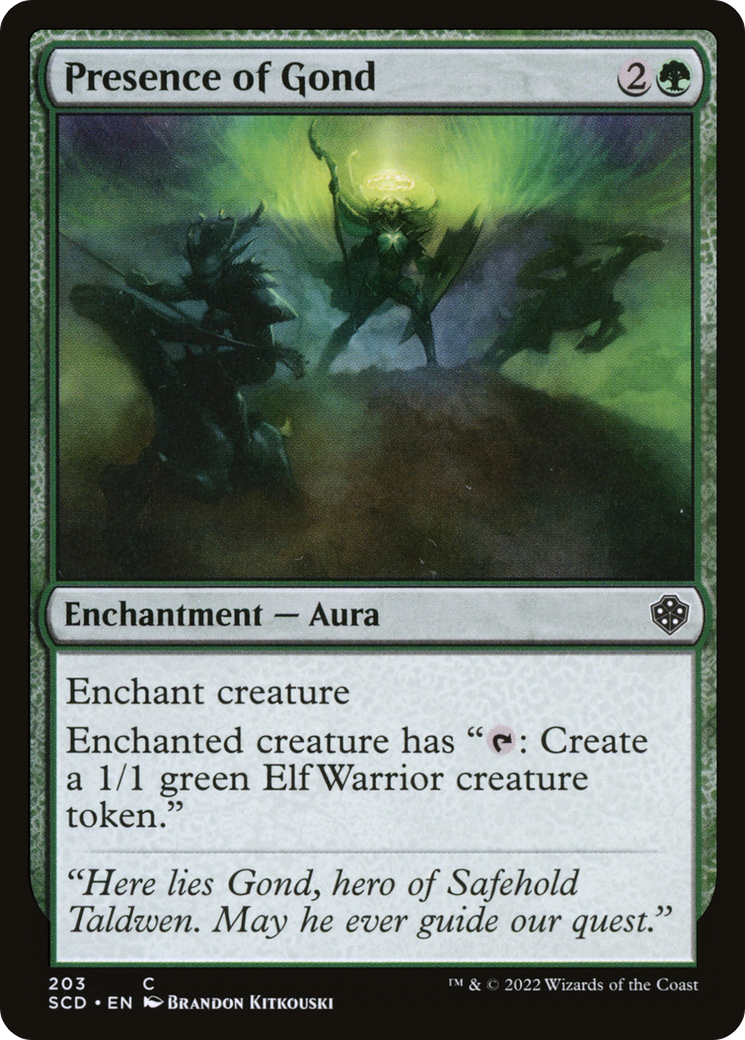 {C} Presence of Gond [Starter Commander Decks][SCD 203]