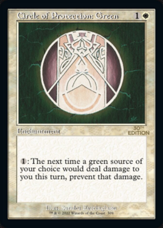 {C} Circle of Protection: Green (Retro) [30th Anniversary Edition][30A 309]