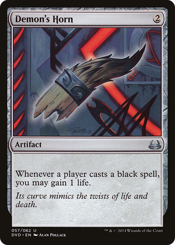 {C} Demon's Horn (Divine vs. Demonic) [Duel Decks Anthology][DVD 057]