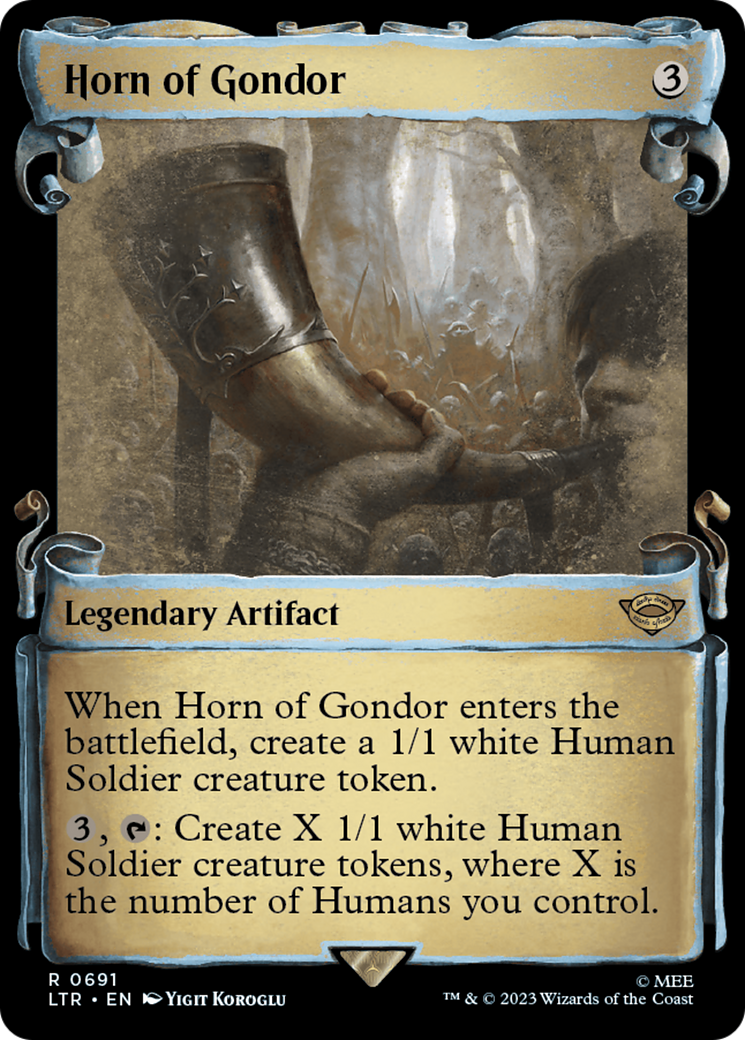 {R} Horn of Gondor [The Lord of the Rings: Tales of Middle-Earth Showcase Scrolls][LTR 691]