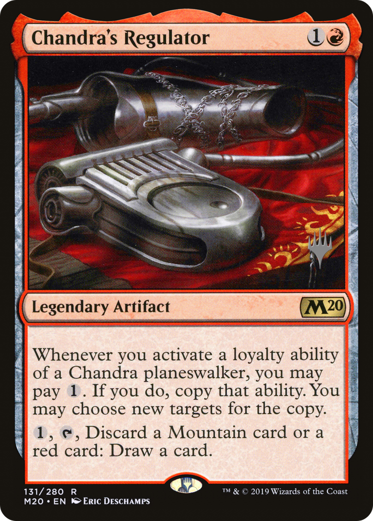 {R} Chandra's Regulator (Promo Pack) [Core Set 2020 Promos][PP M20 131]