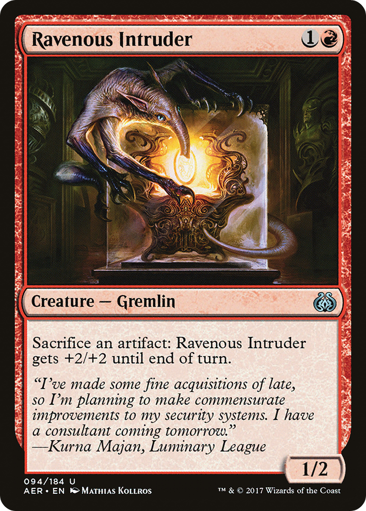 {C} Ravenous Intruder [Aether Revolt][AER 094]