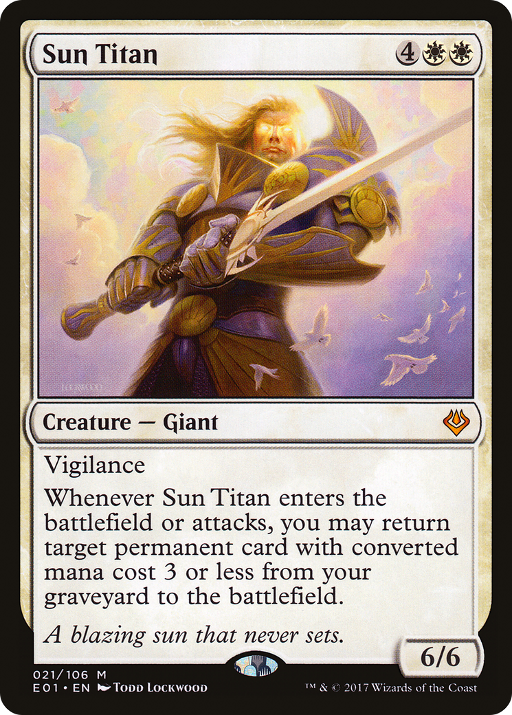 {R} Sun Titan [Archenemy: Nicol Bolas][E01 021]