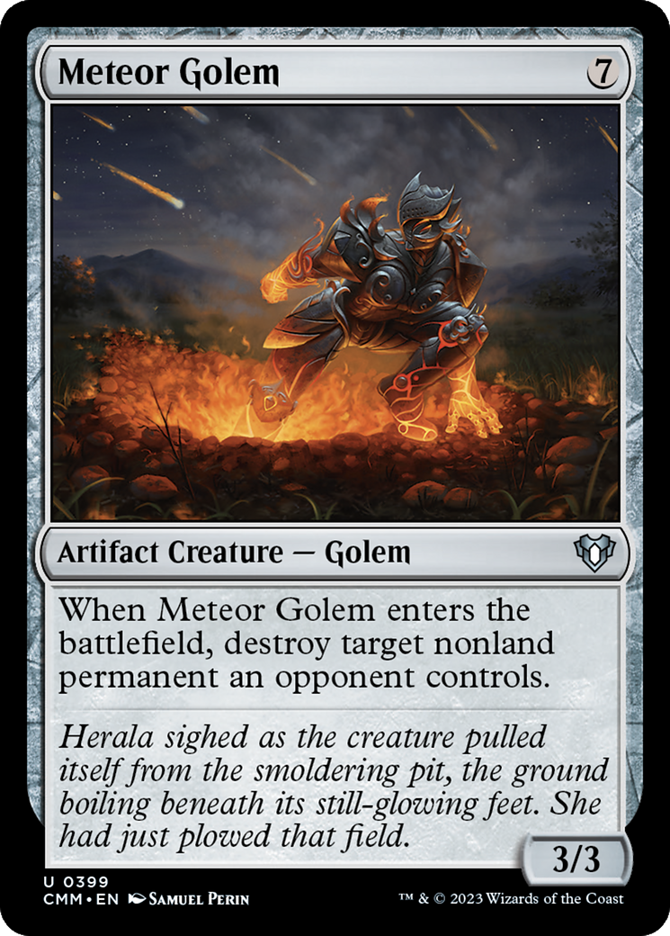 {C} Meteor Golem [Commander Masters][CMM 399]