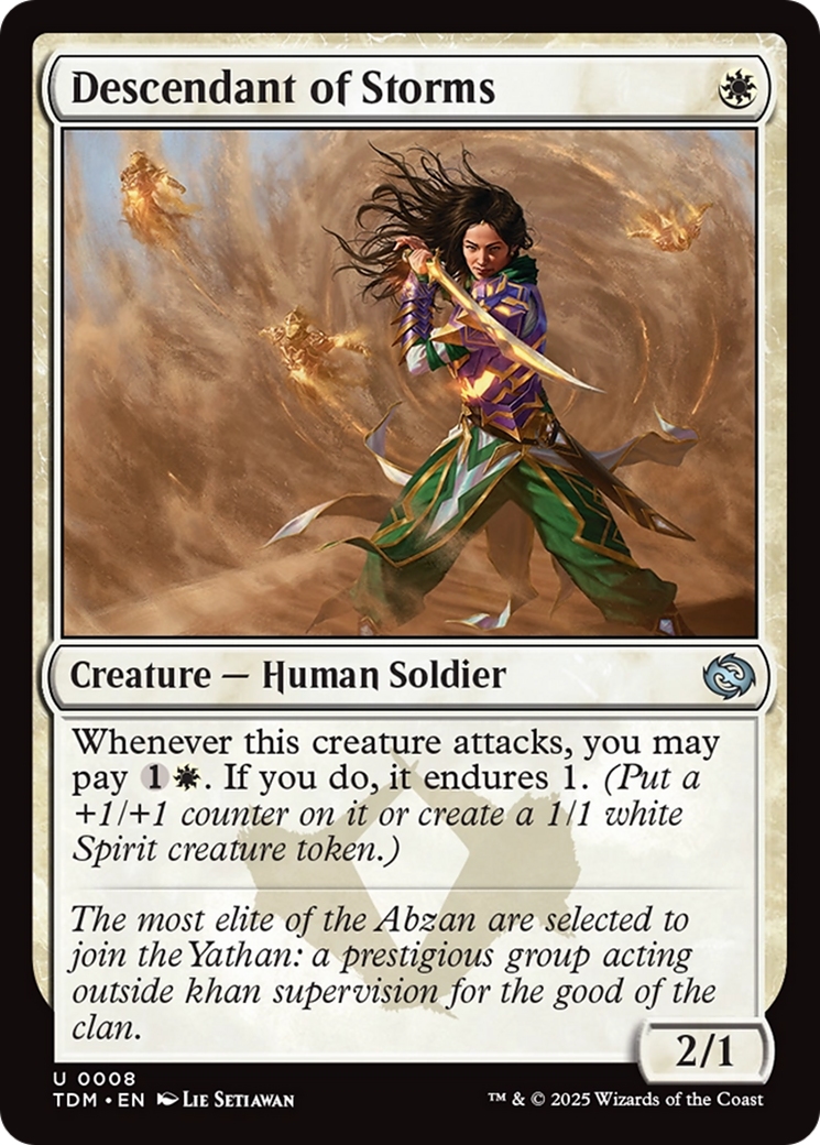 {@C} Descendant of Storms [Tarkir: Dragonstorm][TDM 008]