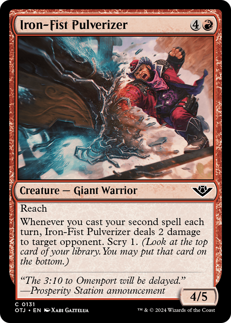 {@C} Iron-Fist Pulverizer [Outlaws of Thunder Junction][OTJ 131]
