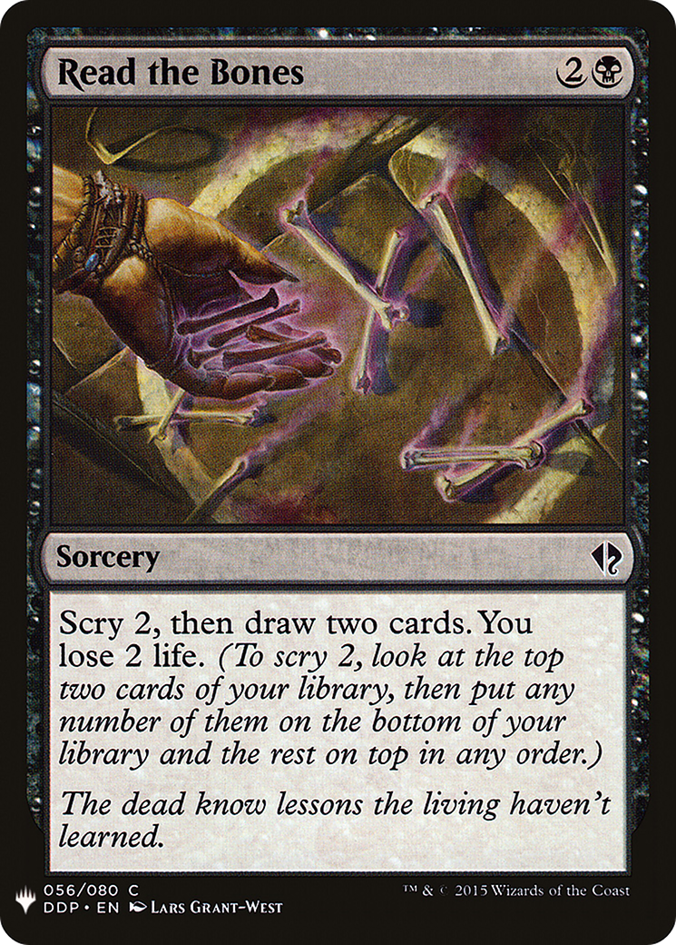 {C} Read the Bones [Mystery Booster][LS DDP 056]