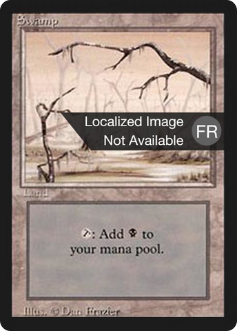 {B}[FBB 3ED 299] Swamp (B) [Foreign Black Border]