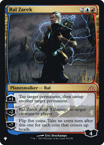 {R} Ral Zarek [Secret Lair: Heads I Win, Tails You Lose][LS DGM 094]