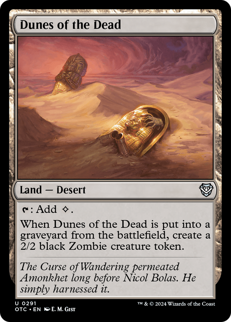 {C} Dunes of the Dead [Outlaws of Thunder Junction Commander][OTC 291]