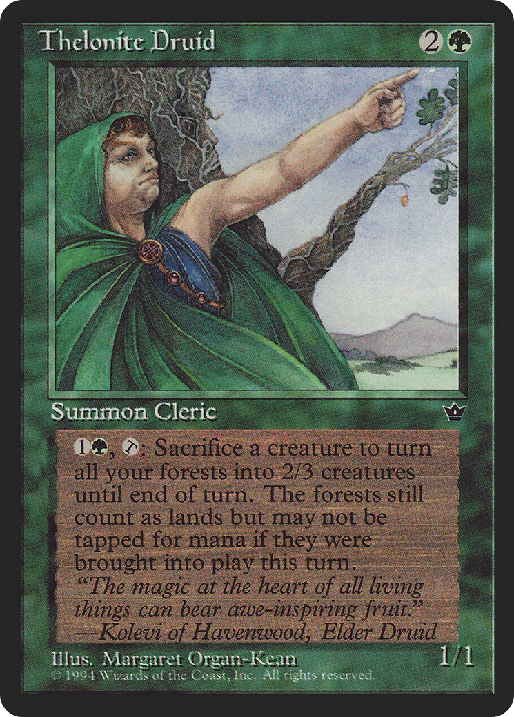 {C} Thelonite Druid [Fallen Empires][FEM 078]