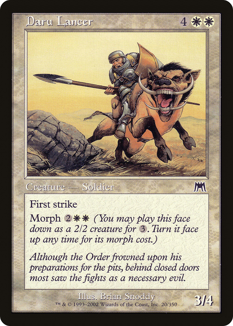 {C} Daru Lancer [Onslaught][ONS 020]