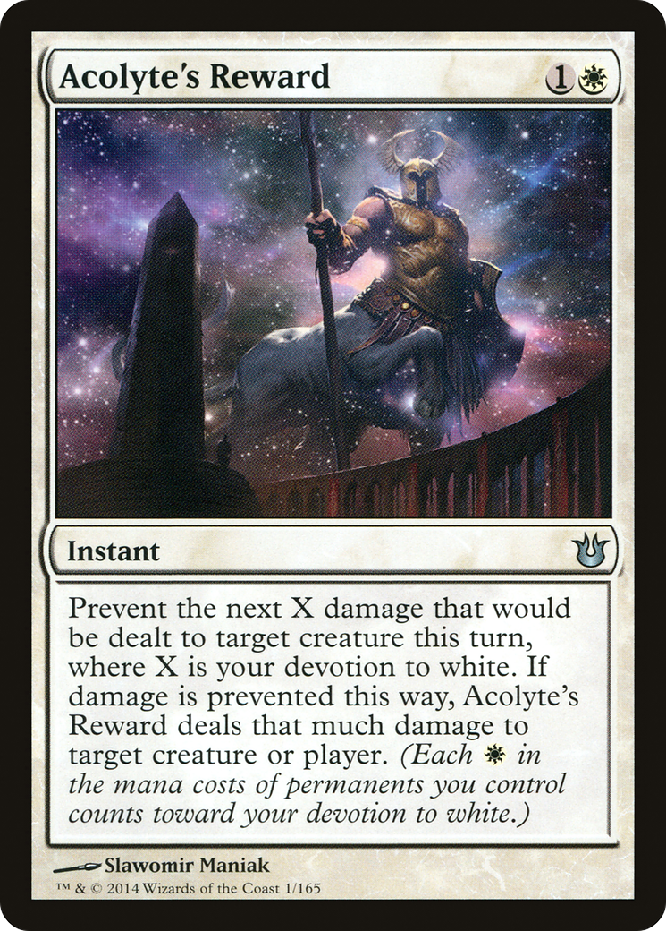 {C} Acolyte's Reward [Born of the Gods][BNG 001]