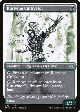 {C} Rustvine Cultivator (Showcase Ichor) [Phyrexia: All Will Be One][ONE 295]