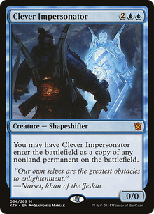 {R} Clever Impersonator [Khans of Tarkir][KTK 034] - Misty Mountain Games