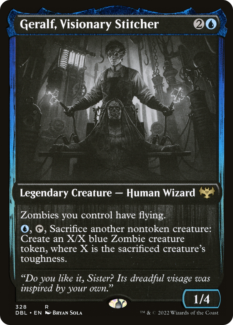 {R} Geralf, Visionary Stitcher [Innistrad: Double Feature][DBL 328]