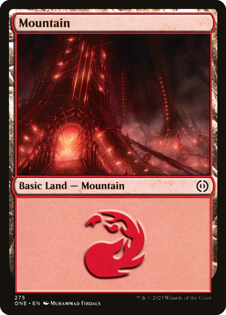 {B} Mountain (275) [Phyrexia: All Will Be One][ONE 275]