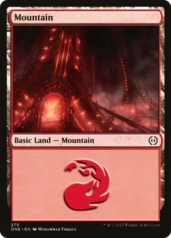 {B} Mountain (275) [Phyrexia: All Will Be One][ONE 275]