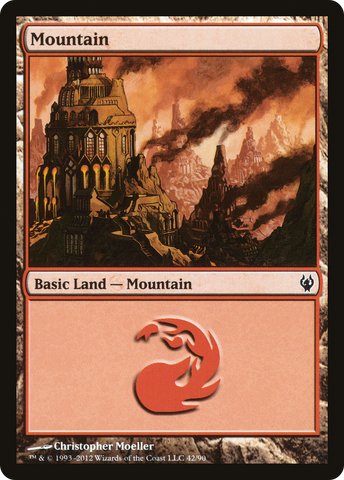 {B}[DDJ 042] Mountain (42) [Duel Decks: Izzet vs. Golgari]