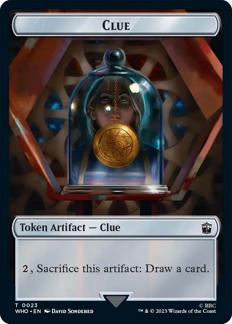 {T} Clue Token [Doctor Who Tokens][TWHO 023]