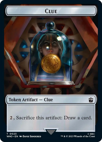 {T} Clue Token [Doctor Who Tokens][TWHO 023]