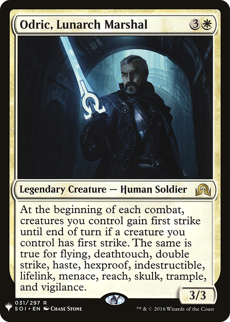 Odric, Lunarch Marshal [LIST 031/297]