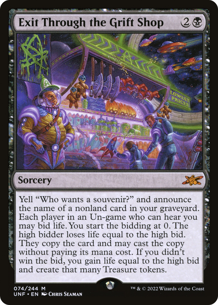 {R} Exit Through the Grift Shop [Unfinity][UNF 074]