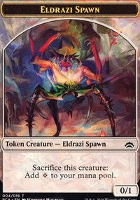 {T} Eldrazi Spawn (004) // Eldrazi Double-sided Token [Planechase Anthology Tokens][TPCA NULL]