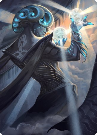 {A} Queza, Augur of Agonies Art Card [Streets of New Capenna Art Series][ASNC 075]