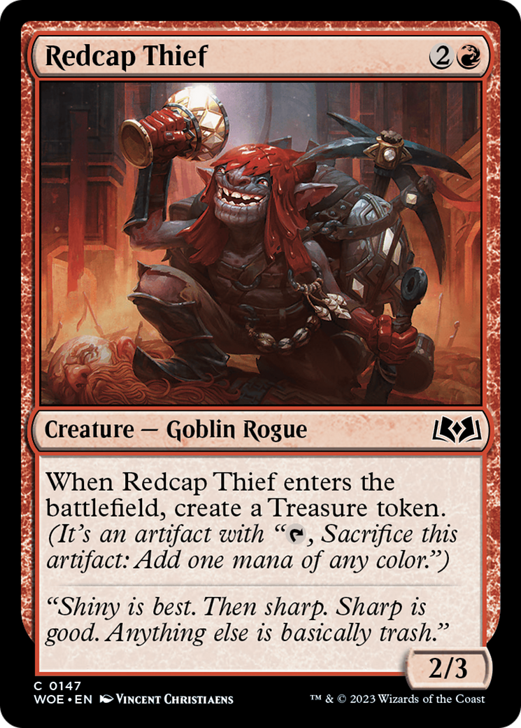 {@C} Redcap Thief [Wilds of Eldraine][WOE 147]