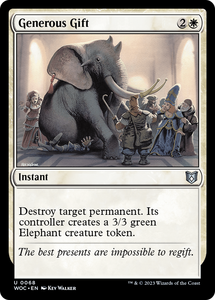 {C} Generous Gift [Wilds of Eldraine Commander][WOC 068]