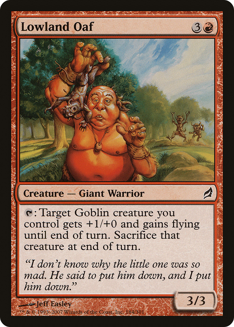 {C} Lowland Oaf [Lorwyn][LRW 184]
