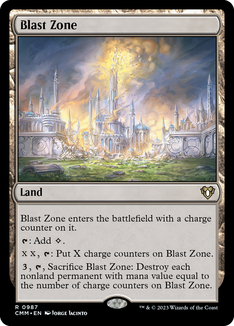 {C} Blast Zone [Commander Masters][CMM 987]