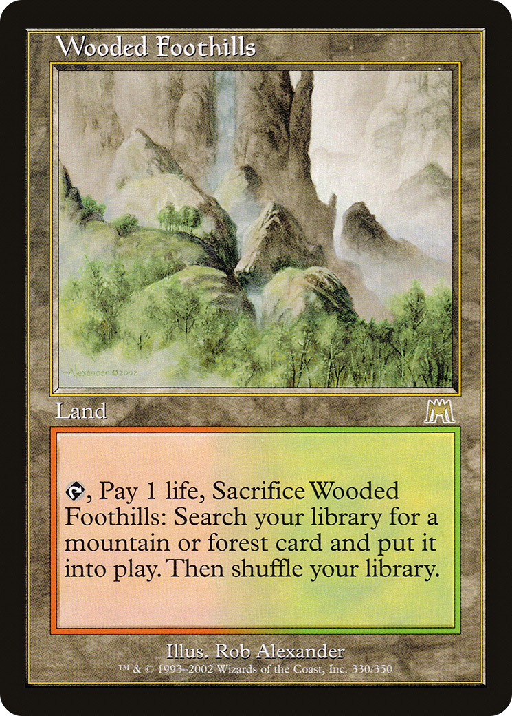 {R} Wooded Foothills [Onslaught][ONS 330]