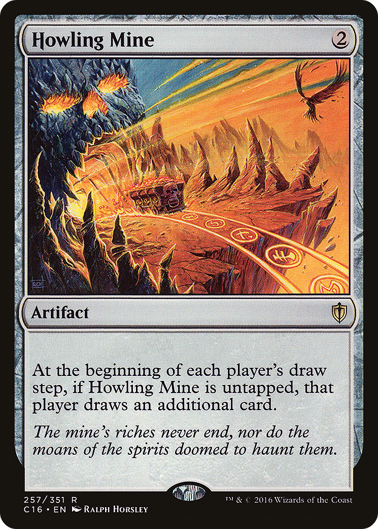 {R} Howling Mine [Commander 2016][C16 257]