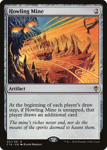 {R} Howling Mine [Commander 2016][C16 257]