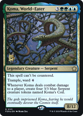 {@R} Koma, World-Eater [Foundations Prerelease Promos][PR FDN 121]
