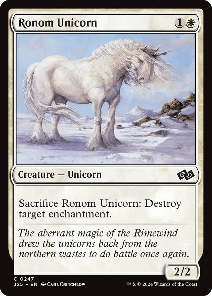 {C} Ronom Unicorn [Foundations Jumpstart][J25 247]