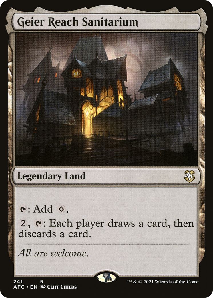 {R} Geier Reach Sanitarium [Dungeons & Dragons: Adventures in the Forgotten Realms Commander][AFC 241]