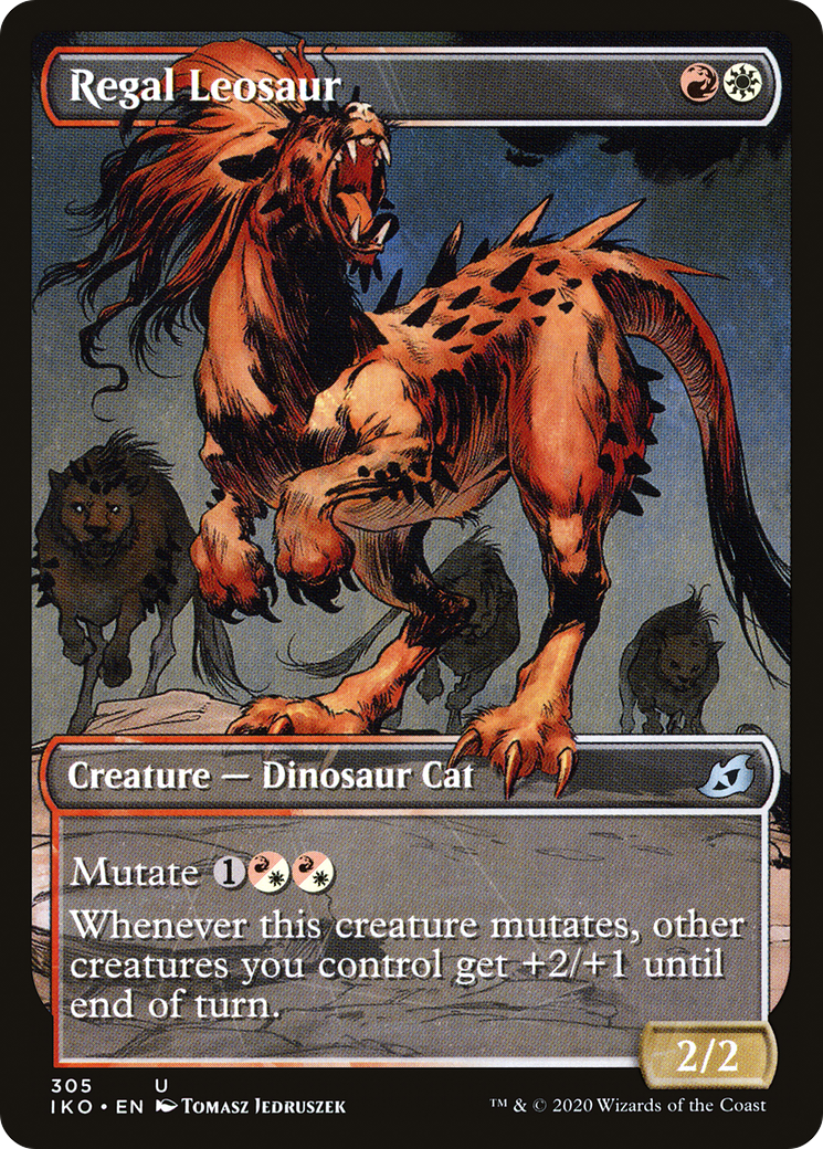 {C} Regal Leosaur (Showcase) [Ikoria: Lair of Behemoths][IKO 305]