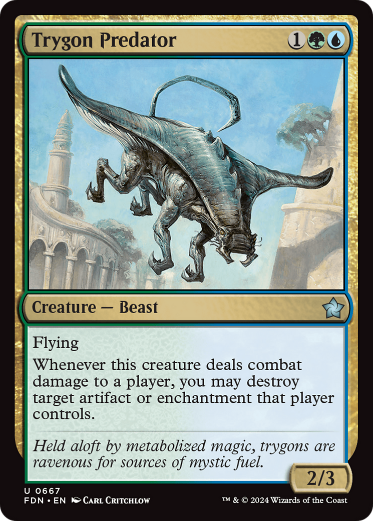 {@C} Trygon Predator [Foundations][FDN 667]