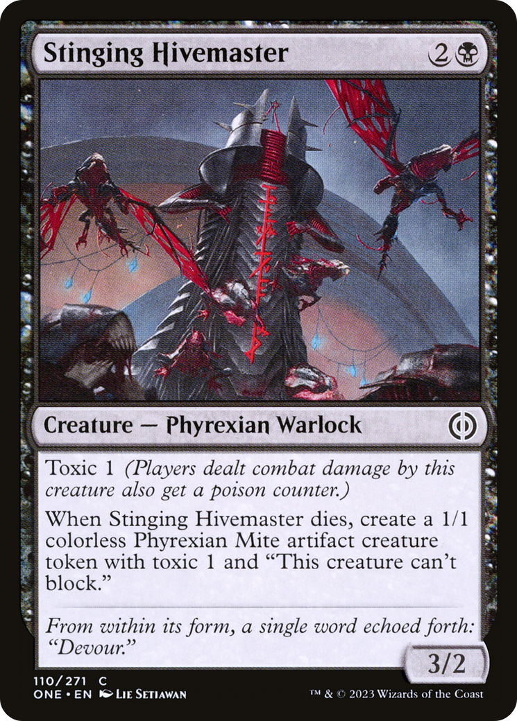 {C} Stinging Hivemaster [Phyrexia: All Will Be One][ONE 110]