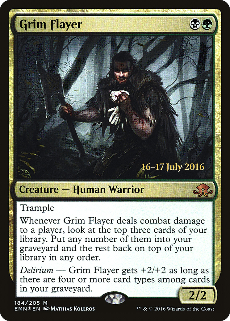 {R} Grim Flayer [Eldritch Moon Prerelease Promos][PR EMN 184]
