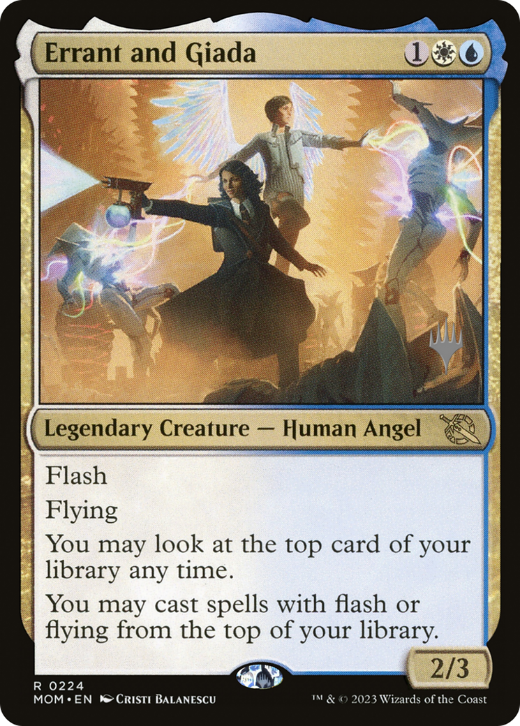 {R} Errant and Giada (Promo Pack) [March of the Machine Promos][PP MOM 224]