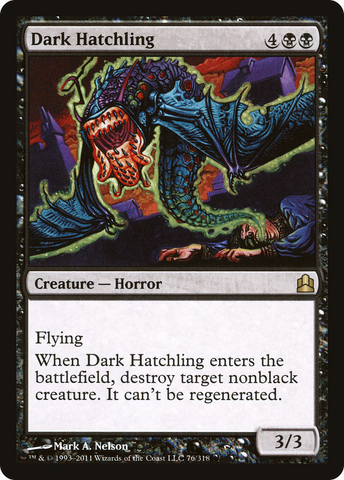 {R} Dark Hatchling [Commander 2011][CMD 076]